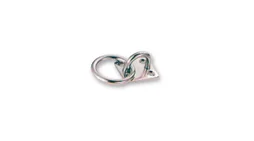 Platine avec anneau en inox, diam 6mm