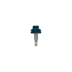 Lot De 10 Vis De Couturages, L.22 Mm Bleu Ardoise Ral 5008 Bol-Fixations