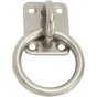 Platine avec anneau en inox, diam 8mm