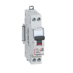 Disjoncteur phase + neutre 20 A, LEGRAND