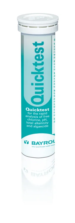 Languettes d'analyse piscine BAYROL Quicktest 0.5 kg