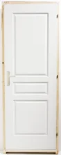 Bloc-porte postformé droite huisserie 88mm, H.204 x l.83 cm, poussant gauche