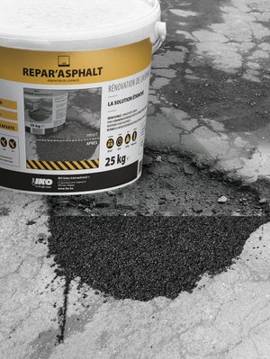 Réparation de bitume IKO 25 kg noir