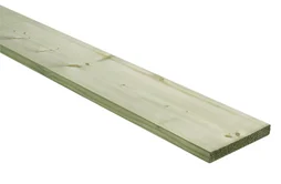 Planche sapin (épicéa) traité, raboté, 25x197 mm, long 4 m, choix 2, classe 3