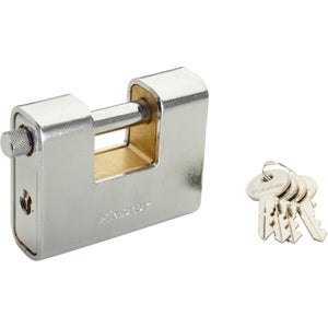 Cadenas à clé en zinc, MASTER LOCK, l.90 mm