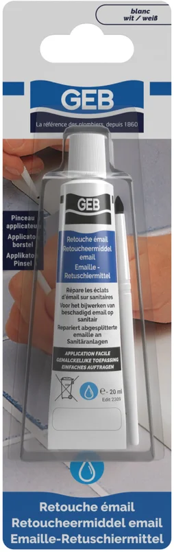 Retouche Émail Blanc Geb, 0.02 L