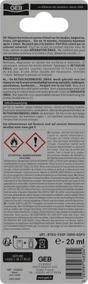 Retouche Émail Blanc Geb, 0.02 L