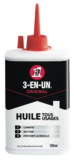 Huile multifonction en burette, 100 ml 3-EN-UN