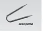 Pointes crampillon pour cloture, 1 kg