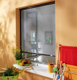 Moustiquaire pour fenêtre à enroulement vertical MOUSTIKIT H.100 x l.80 cm