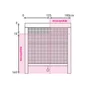 Moustiquaire pour fenêtre à enroulement vertical MOUSTIKIT H.160 x l.180 cm