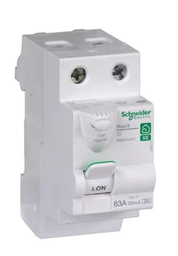 Interrupteur différentiel 30mA 63A type A Resi9 XE, SCHNEIDER ELECTRIC