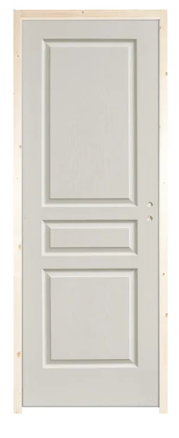 Bloc-porte postformé, droite huisserie, 65 mm H.204 x l.83 cm, poussant gauche