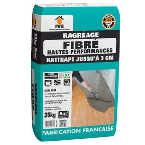 Ragréage sol autolissant fibré PRB, 25 kg