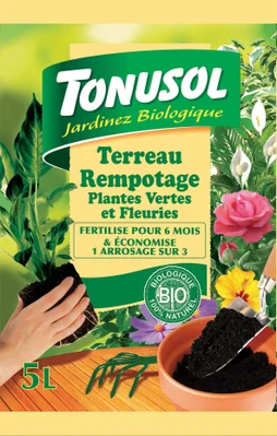 Terreau de rempotage TONUSOL 5 L
