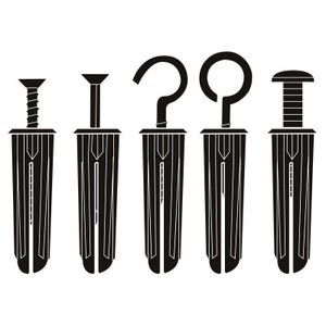 Lot de 50 chevilles à expansion crampon, SCELL IT