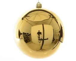 Boule Noel polystyrene d20cm or brillant unite