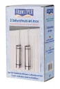 Lot de 2 saturateurs tube inox inox, 300 ml