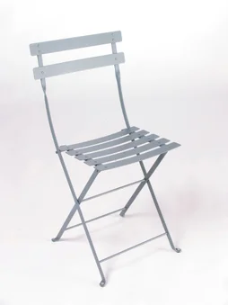 Chaise de jardin FERMOB Bistro en acier gris / argent