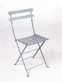 Chaise de jardin FERMOB Bistro en acier gris / argent