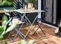 Chaise de jardin FERMOB Bistro en acier gris / argent