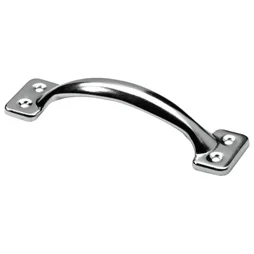 Poignée acier nickelé HETTICH entraxe 108 mm