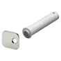 Lot de 2 aimants à pression plastique HETTICH, L.41 x Diam.10 mm