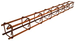 Chaînage carré Z3, 10 x 10 cm Diam.10 mm L. 6 m