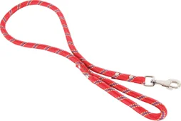 Laisse chien nylon corde 13mm/1.2m rouge