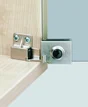Lot de 2 charnières invisible acier pour meuble, L.30 x l.40 mm