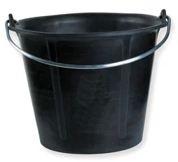 Seau de maçon 20 l polyéthylène noir MONDELIN