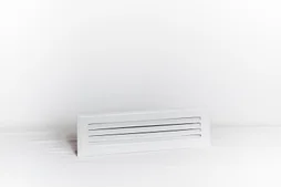 Grille de décompression acier laqué époxy EQUATION, l.19.5 cm x H.6 cm
