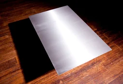 Plaque de protection sol inox EQUATION, l.100 cm x H.0.2 cm