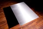 Plaque de protection sol inox EQUATION, l.100 cm x H.0.2 cm
