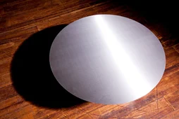 Plaque de protection sol inox EQUATION Diam.80 cm, l.80 cm x H.0.2 cm