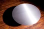 Plaque de protection sol inox EQUATION Diam.80 cm, l.80 cm x H.0.2 cm