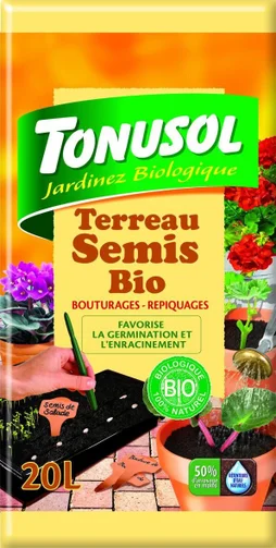 Terreau semis TONUSOL 20 L