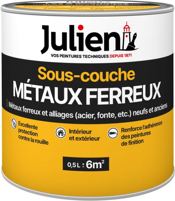 Sous-Couche Métaux Ferreux  Julien, 0.5 L