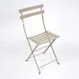 Chaise de jardin FERMOB Bistro en acier beige