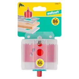 Scie cloche BIM bois/plastique/métal wolfcraft diamètre 86 mm