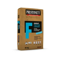 Enduit de lissage en poudre, F PRESTONETT, 25 kg