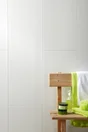 Lambris pvc l.37.5cm x h.260cm x ep.8mm 5.85m2 blanc brillant artens