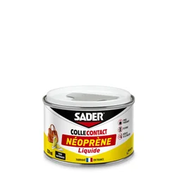 Colle d'assemblage contact neoprene liquide sader boite metal 250ml