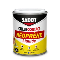 Colle d'assemblage contact neoprene liquide sader boite metal 750ml