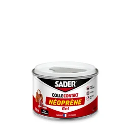 Colle d'assemblage contact neoprene gel sader beige  boite metal 250ml