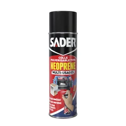 Colle d'assemblage contact neoprene multi-usages sader spray 500ml