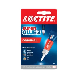 Colle de reparation loctite superglue-3 original liquide tube 3g