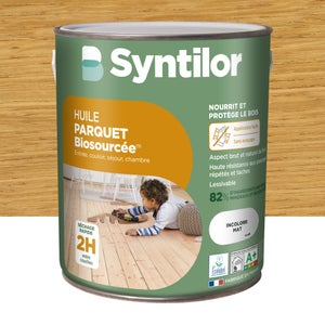 Huile parquet Nature protect SYNTILOR incolore mat 2.5 l