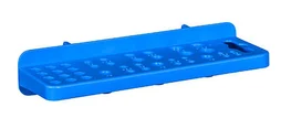 Porte 39 mèches pour panneau mural jaune, l.16.5 x H.3.2 x P.6 cm