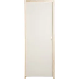 Bloc-porte, sapin Isoplane huisserie 90 mm H.204 x l.73 cm, poussant gauche